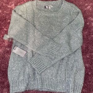 JENNIFER LOPEZ tinsel sweater Size XL  NWT